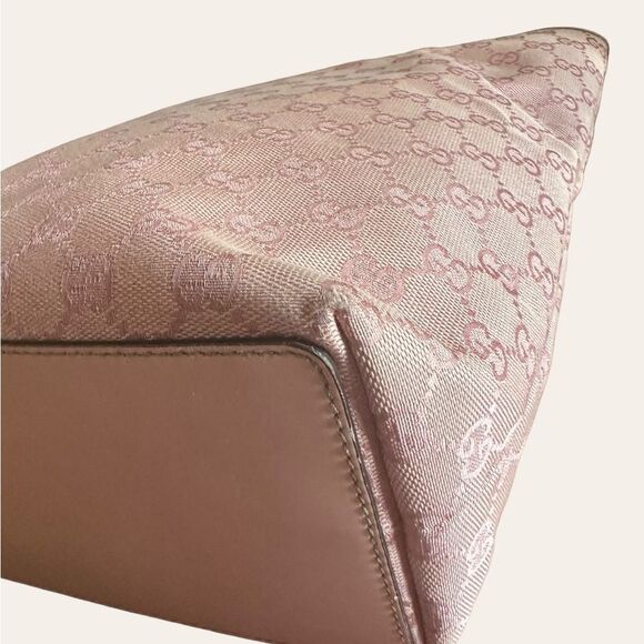 Gucci- GG Canvas Leather-Trimmed Tote - Vintage - Picture 13 of 16